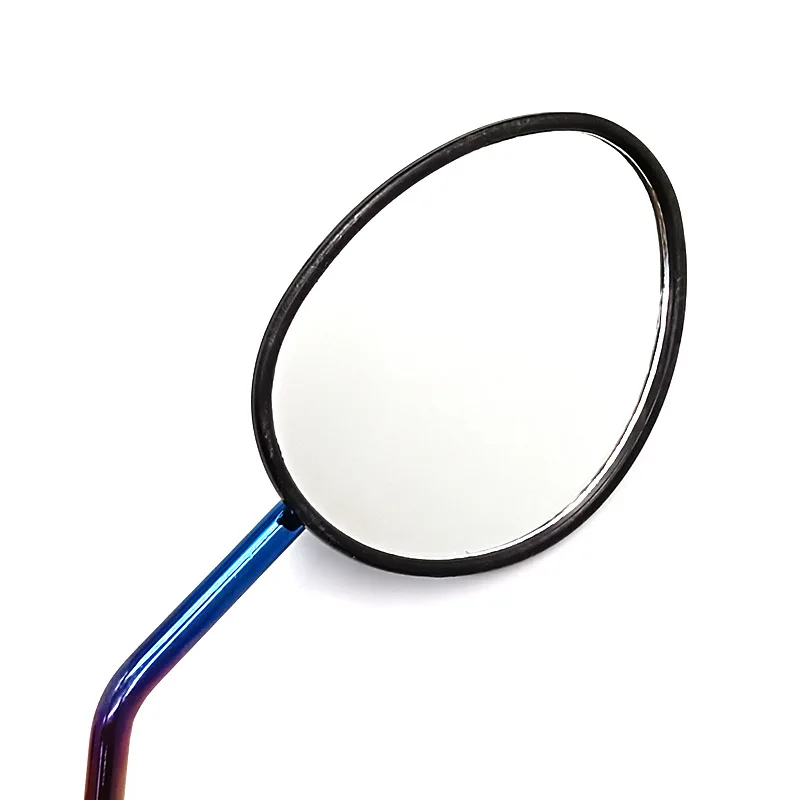 Универсальное зеркало заднего вида для мотоцикла 8 мм круглое титановое YAMAHA MT-07