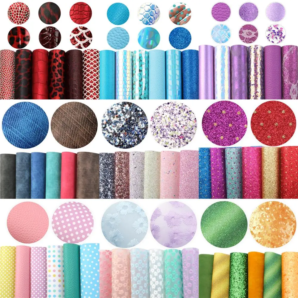 Искусственная кожа в горошек с блестками набор простыней однотонная