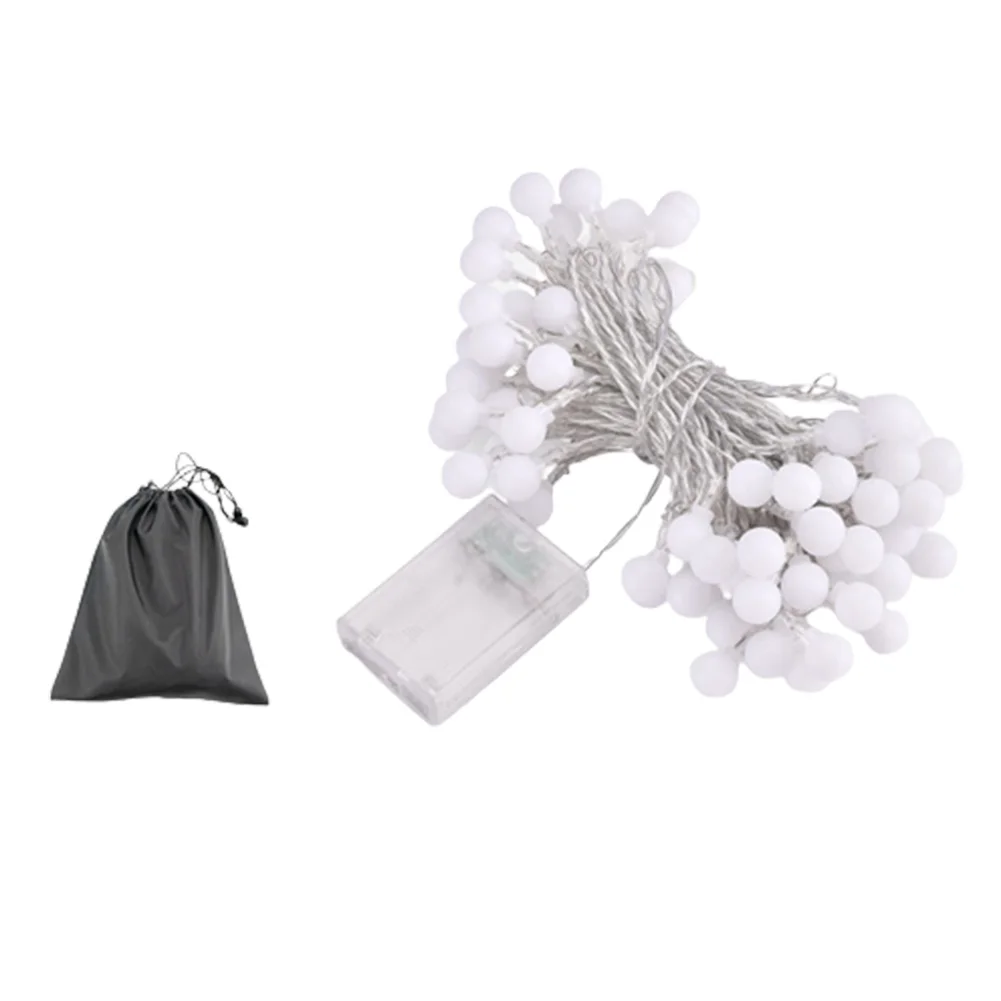 

Battery Type String Lights 6M/1OM Bulb Diameter Warm Yellow Light 1.5CM 10m 80 Lights 6m 40 Lights Battery Type