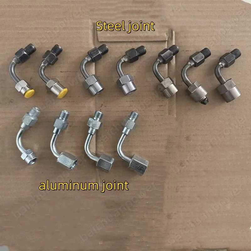 Фото Соединительный адаптер для дизельных форсунок Common Rail к топливной трубке/маслопроводу, запчасть для испытательного стенда №2