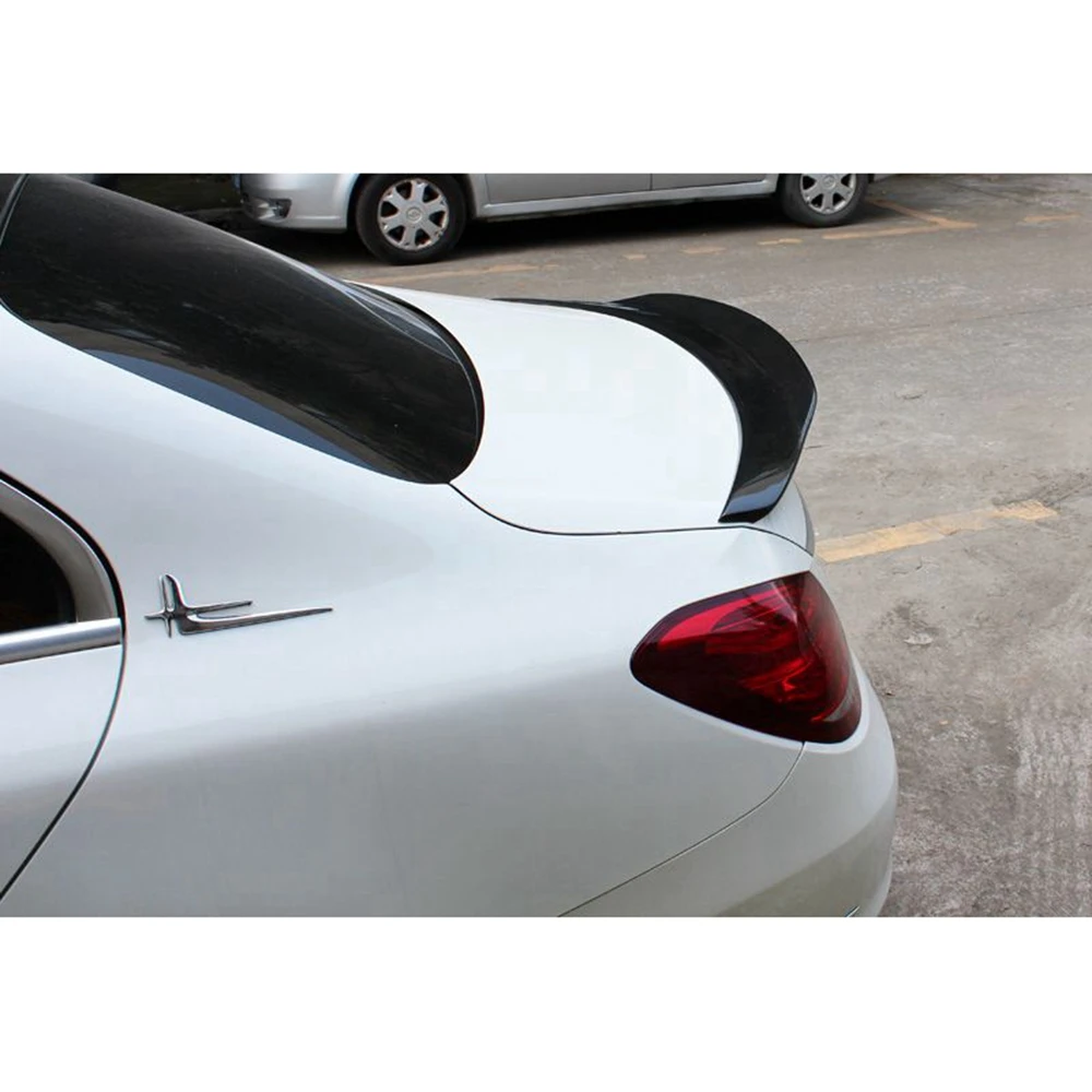 ДЛЯ Mercedes W205 C-class 2015-2020 C205 4-дверный C63/AMG/PSM стиль ABS хвостовое крыло автомобиля