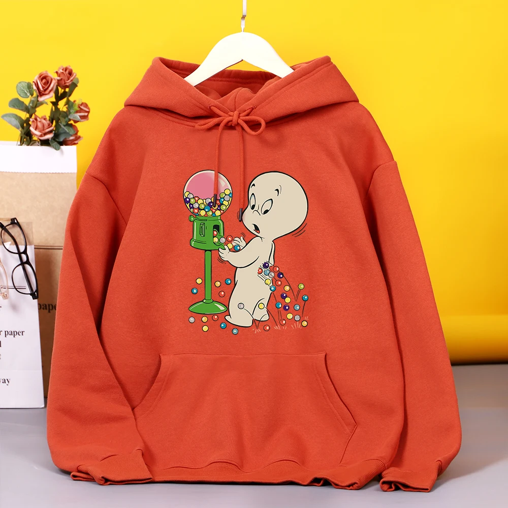 

The Little Boy Likes Colored Glass Balls Printing Women Hoodie Fashion Harajuku Hoody Loose Casual Clothes Autumn Fleece Hooded