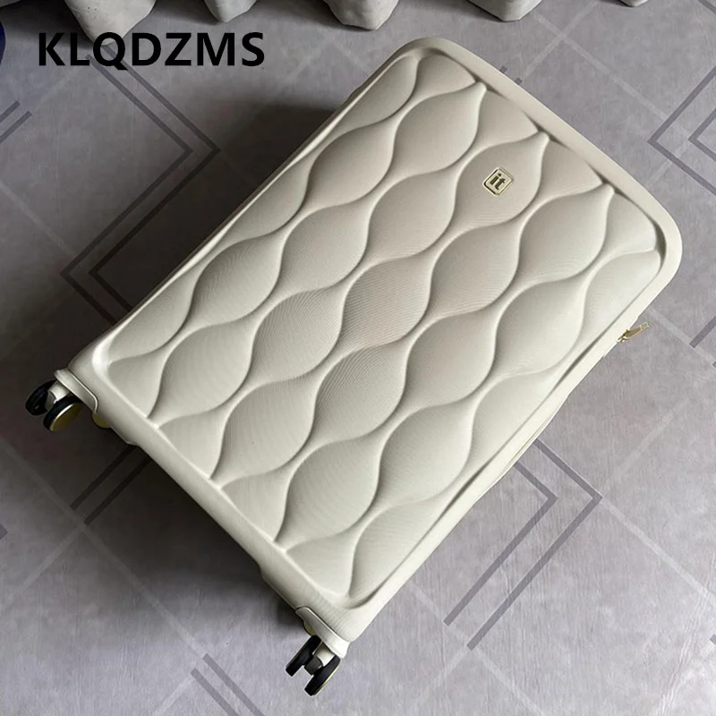 Фото KLQDZMS Новый 20-дюймовый 29-дюймовый чемодан на колесиках большой емкости, мужской посадочный ящик для ПК, студенческий ящик для паролей, женская ручная кладь, дорожный багаж №5