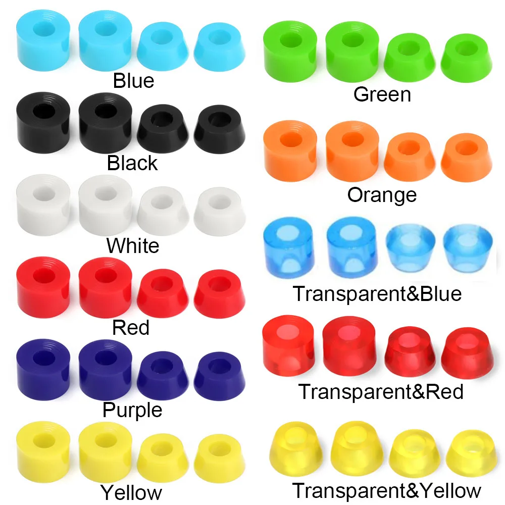 4 шт. втулка для скейтборда грузовика колеса осевые втулки скутера ПУ подушка