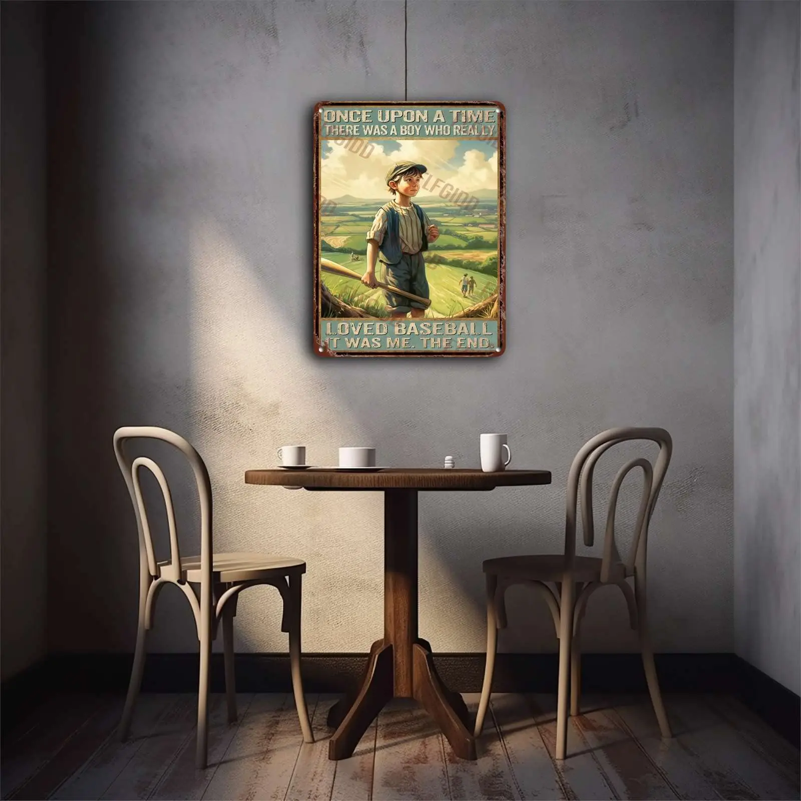 FLFGIDD алюминиевые оловянные знаки мальчик который действительно любит