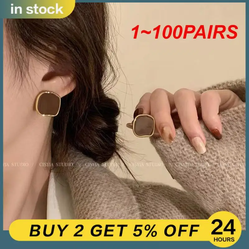 

1 ~ 100 пар уютные женские серьги уникальные и стильные популярные аксессуары Красивые Винтажные серьги прочные обязательные серьги
