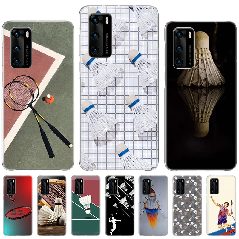 

Badminton Sport Case For Huawei Honor 8X 10 lite 20 20S 30 30S 50 50SE Pro Y5 Y6 Y7 2019 P Smart Z 2021 Fundas Cover Coque
