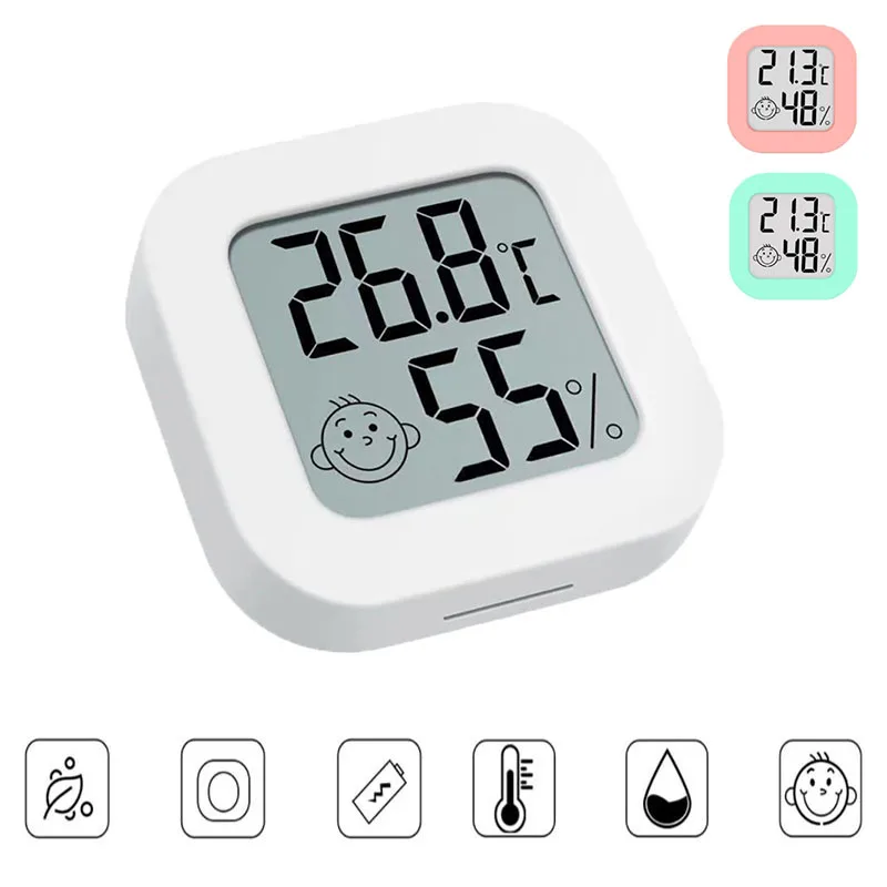 

Mini LCD Digital Thermometer Hygrometer Indoor Room Electronic Temperature Humidity Meter Sensor Gauge Weather Station For Home
