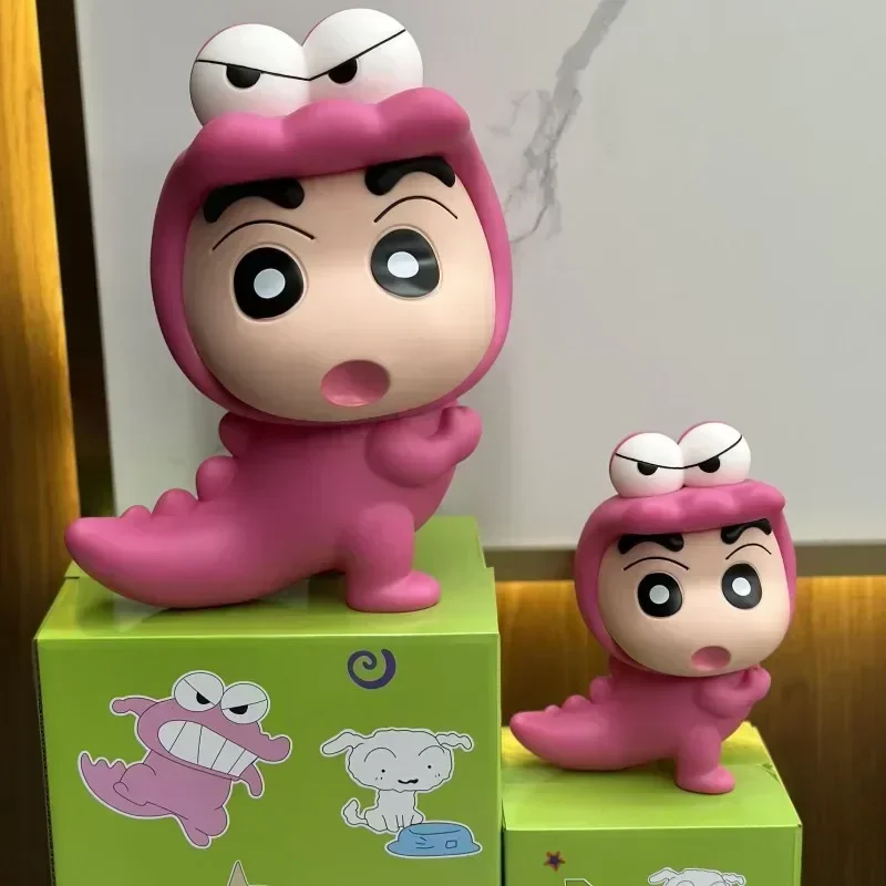 Crayon Shin-chan аниме кавайная фигурка Waniyama Sancosplay фигурки Shinchan большие виниловые
