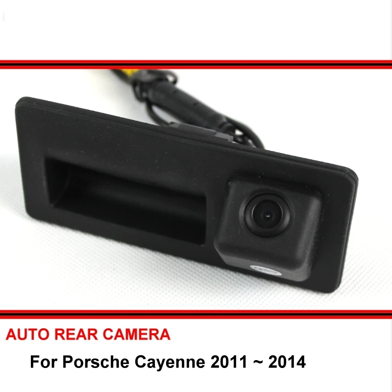 

For Porsche Cayenne 2011-2014 HD CCD Trunk Handle OEM Car Reverse Backup Rearview Parking Rear View Camera Night Vision