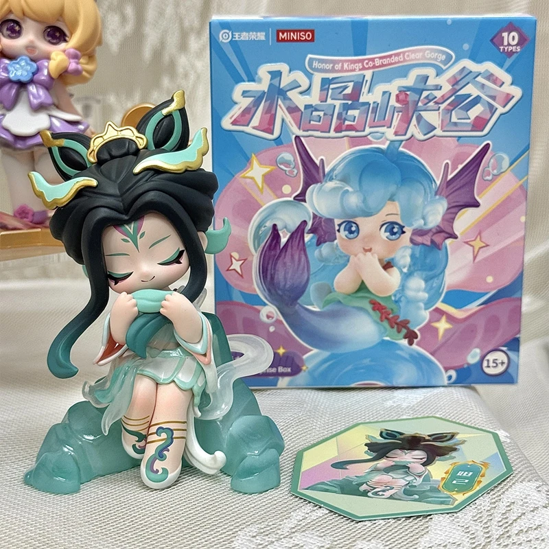 Фото Оригинальная коллаборационная мини-фигурка Honor of Kings из серии Canyon Fantasy, фигурка Ли Бая в стиле аниме, загадочная коробка-сюрприз, украшение, подарок №5