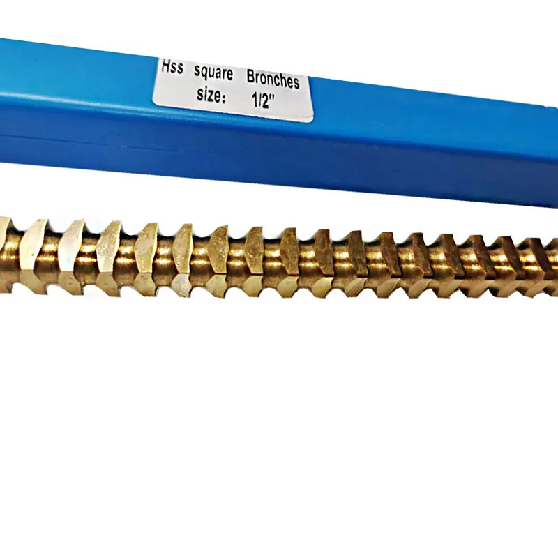 

1/2" Coating Square Broach Inch Size High Speed Steel Cutting Tool