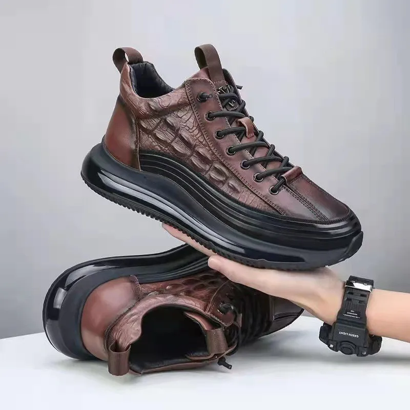 

Мужские кроссовки 2023 весна осень искусственная дышащая обувь для бега на открытом воздухе удобная спортивная обувь на шнуровке Мужская Вулканизированная обувь