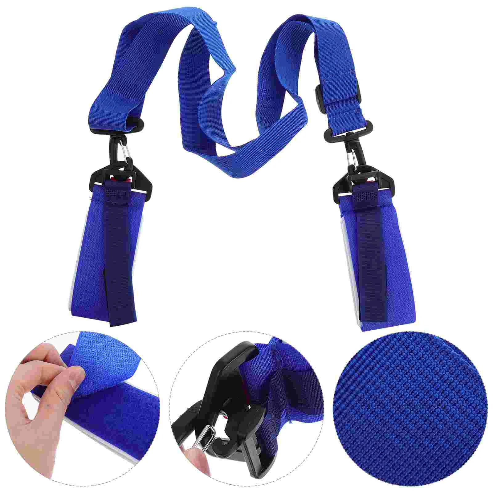 

2pcs Adjustable Snowboard Carrier Ski Shoulder Sling Sports Accessory (Blue)