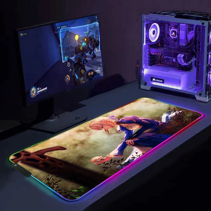 

RGB Fate Series Tapis De Souris Deskmat Mousepad Gaming Accessiores Mause Pad Mausepad Gamer Alfombrilla Raton коврик для мыши