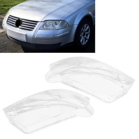 2 шт. крышка объектива фар автомобиля для VW Passat B5.5 2000 2001 2002 2003 2004 2005