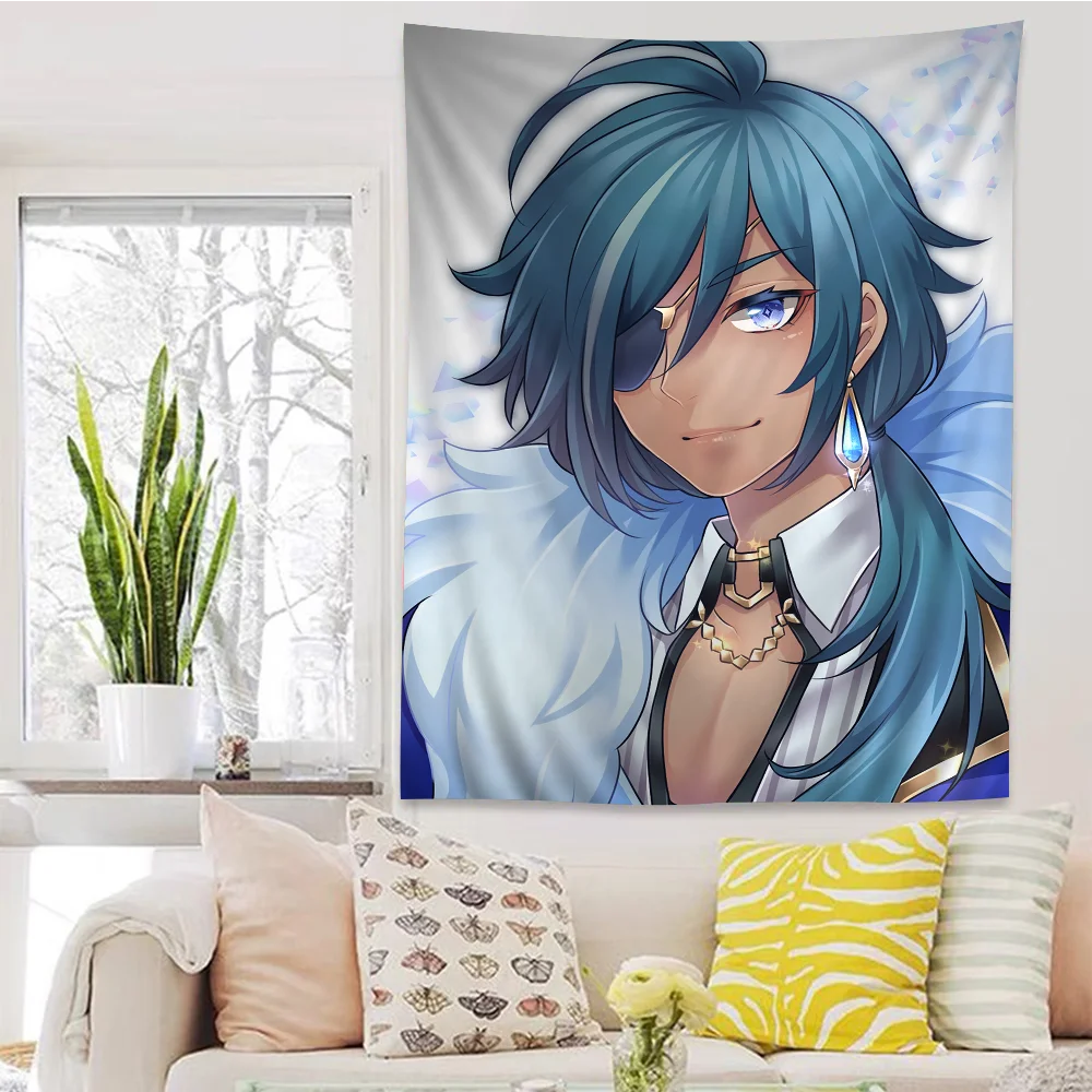 Genshin Impact Kaeya альберхиппи настенные подвесные гобелены богемные Мандала INS