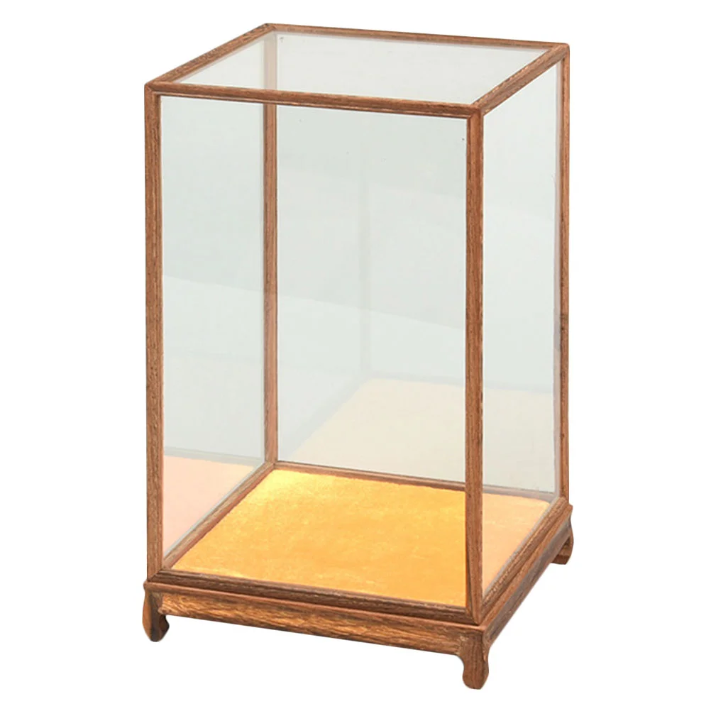 

Toy Display Case Countertop Cube Box Glass Table Holder Acrylic Storage Chinese Vase Stand
