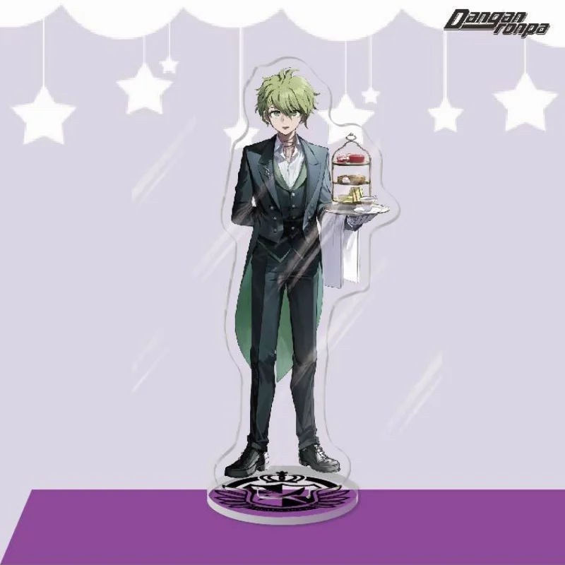 Фото Акриловая фигурка-стенд 15 см по аниме Danganronpa V3: Сайхара Шуичи, Кирогири Кёко. Настольный декор, коллекционный брелок, подарок. №4