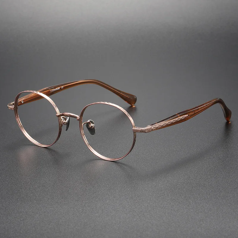 Очки в круглой оправе стиле ретро для мужчин и женщин брендовые винтажные