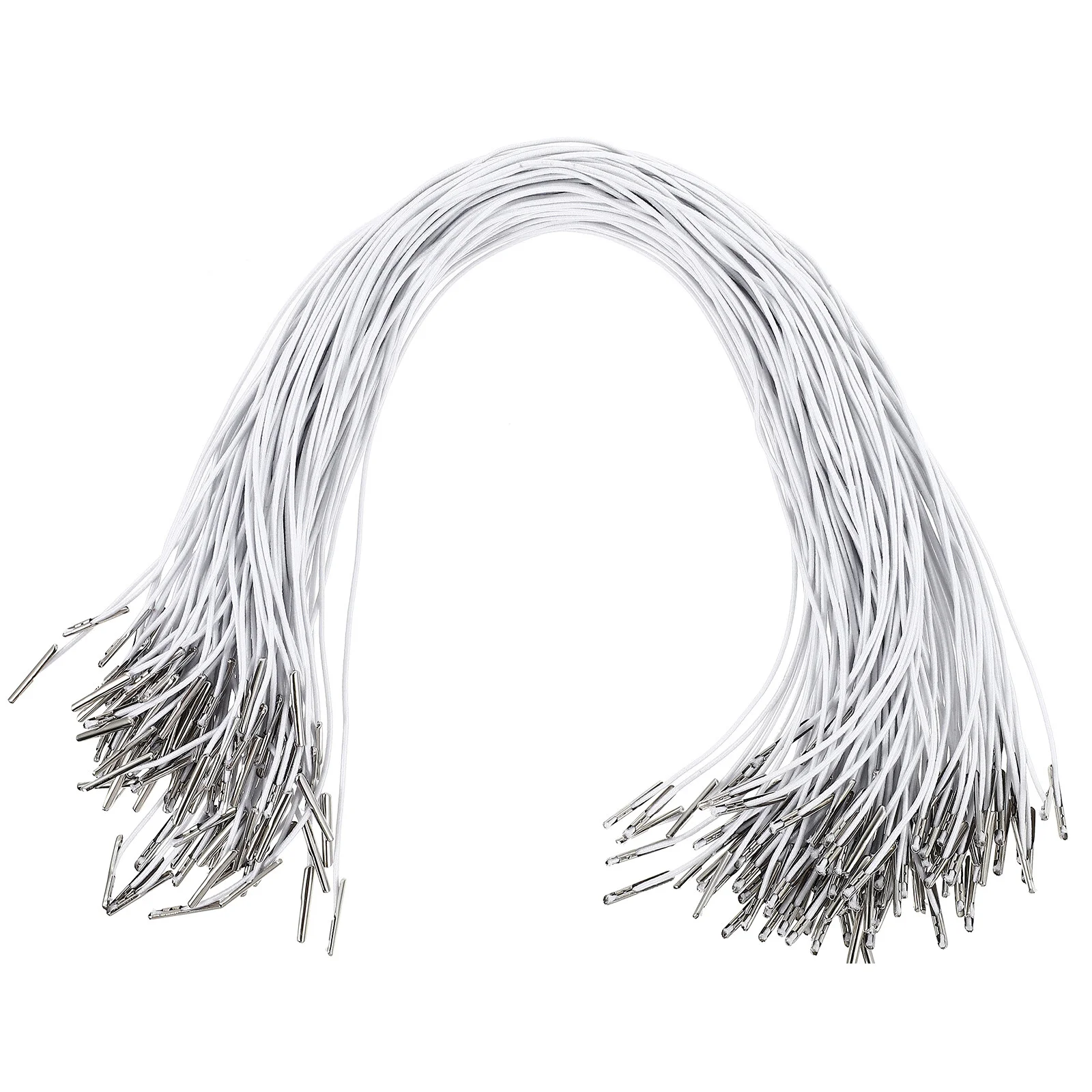 

100 Pcs Nylon Thread DIY Mask Elastic Ropes Clothes White Sweatpants Hat Hats Cords Home Polypropylene Barbed Masks