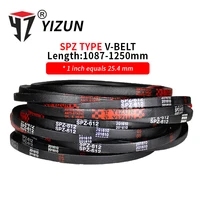 yizun spz3v type spz10871250mm hard wire rubber drive pitch length girth industrial transmission agricultural machinery v belt