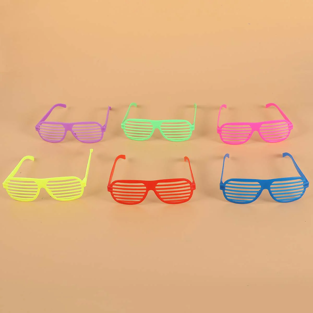 

50 Pcs Louvers Party Plastic Sunglasses Toy Shutter Shades Kids Blinds