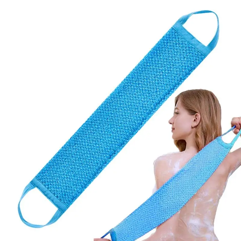 

Shower Body Scrubber Gentle Bathroom Deep Cleansing Fiber Scrubber Skin Friendly Back Scrubber For All Skin Types Soft Bathroom