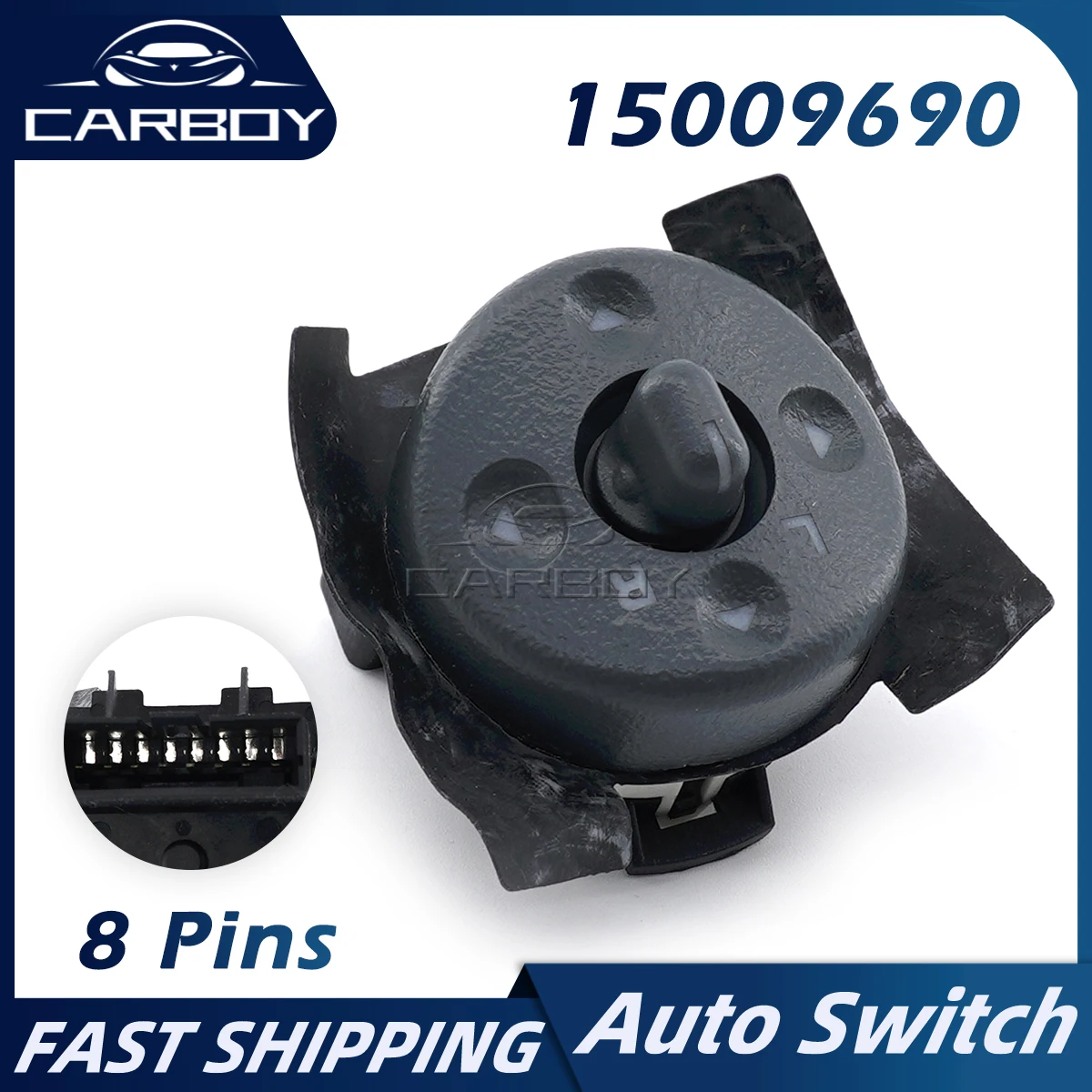 

15009690 Power Mirror Electric Switch Rearview Control For Chevrolet Astro LS LT Passenger Van GMC Safari SLT SLE 2004 2005