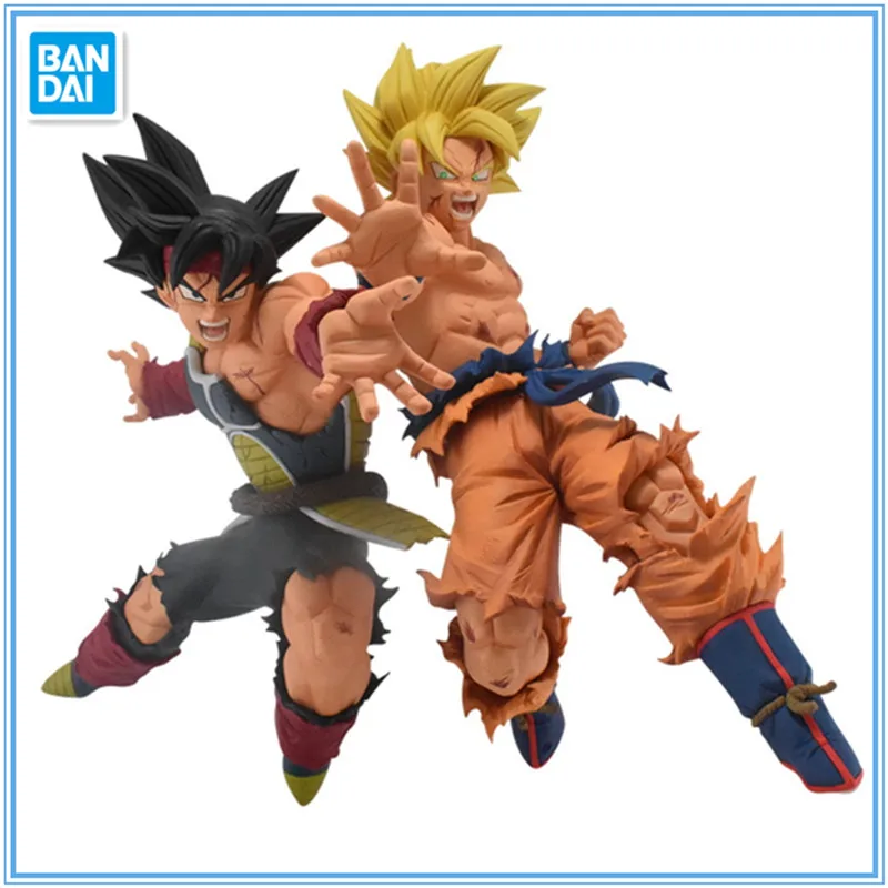 

Dragon Ball Action Figure Goku Burdock Father and Son Budokai Toy Anime Figurine Battle Scene Model Doll Collectible Kids Gifts