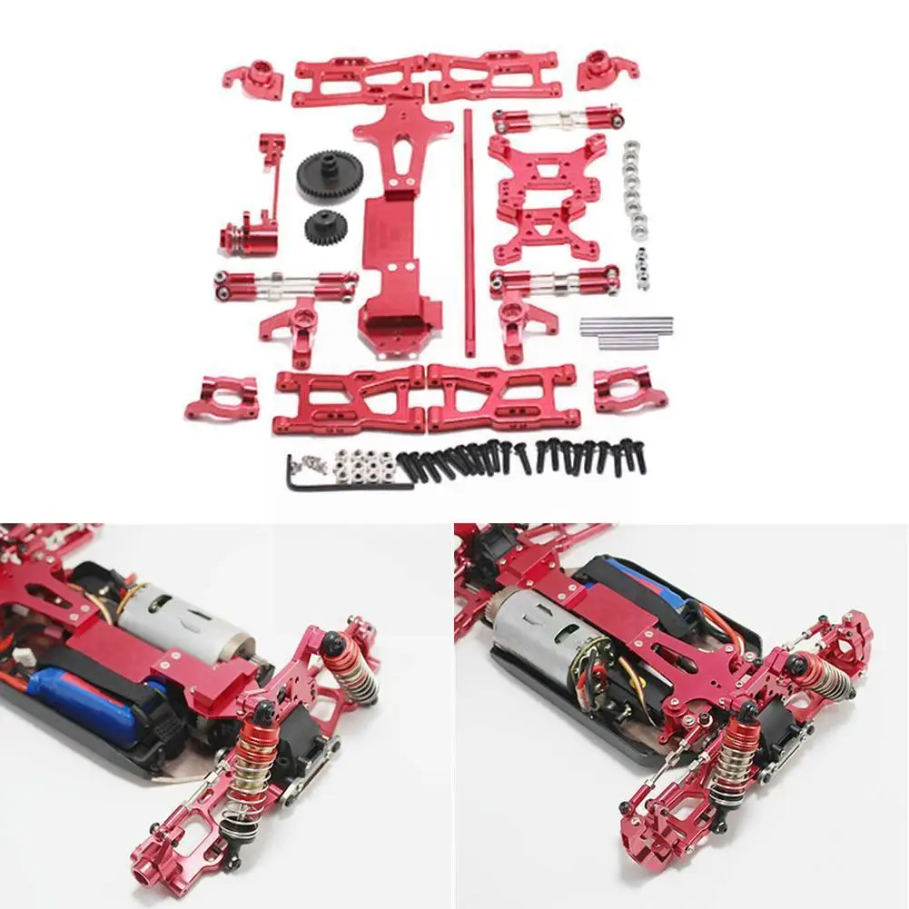 

Поворотный рычаг для руля 144001 блок C, поворотная пластина для второго пола, металлический амортизатор, улучшенный амортизатор «сделай сам» ...