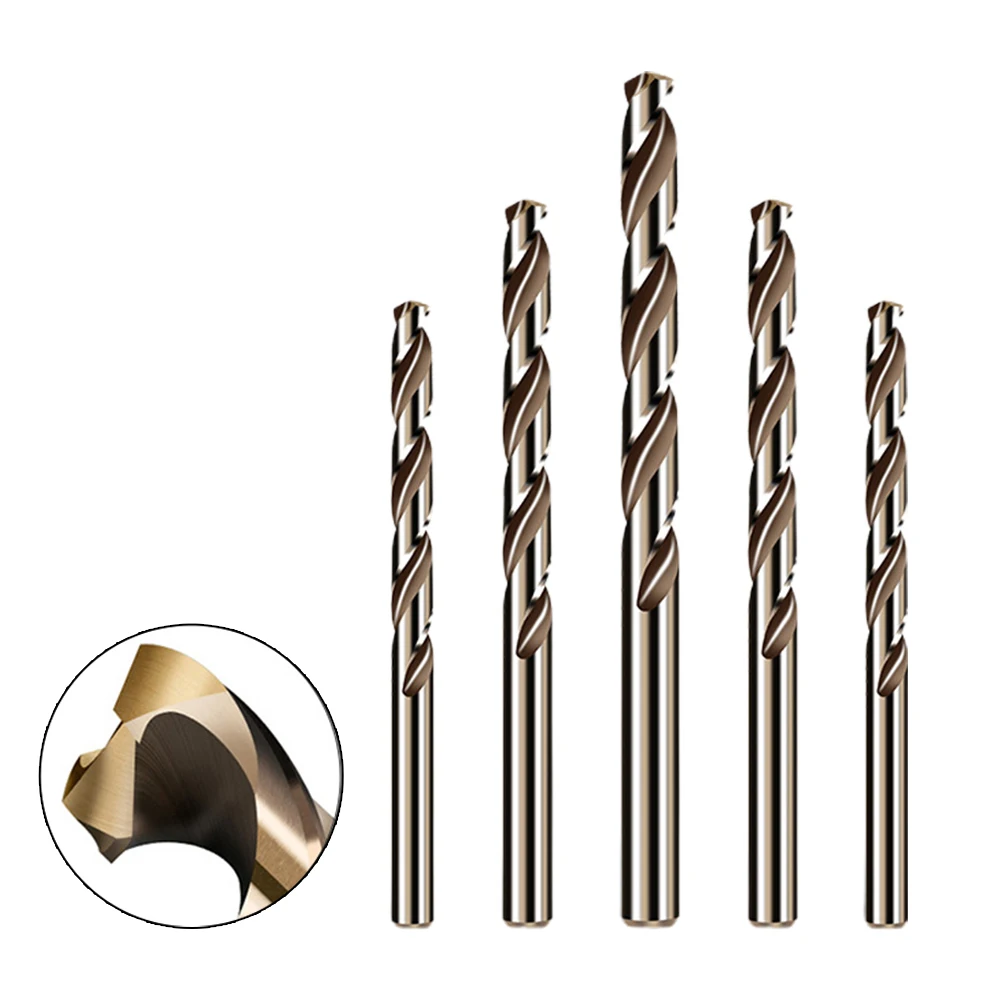 

12pcs Drill Bit HSS M35 Cobalt Drill Bit 1-3.5mm For Stainless Steel Wood Hole Cutter Auger Drill Bit Power Tool Parts