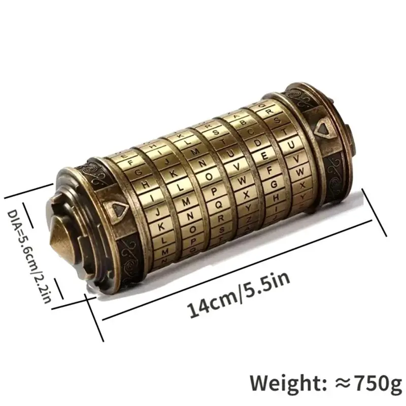 Металлические кодовые замки-криптоксы CYGJ-Da BRONZE для игрушек-головоломок, на День святого Валентина, для свадебного подарка (art.: 3920dcafcbc7a) - 3920dcafcbc7a