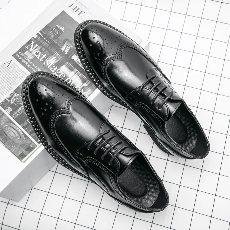 

Derby shoes groom leather shoes meeting shoes lace up shoes business formal shoes wedding shoes office shoes water proof