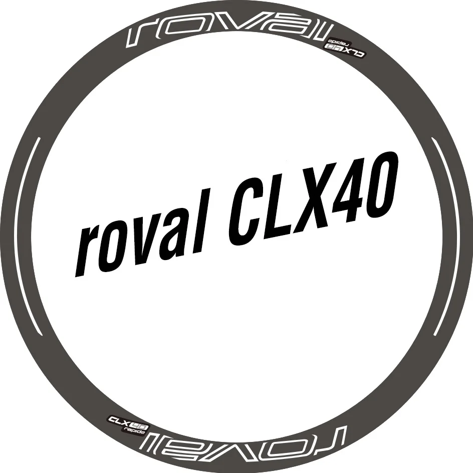 Набор двухколесных наклеек для ROVAL CLX 40 CLX40 наклейки на обод дорожного велосипеда