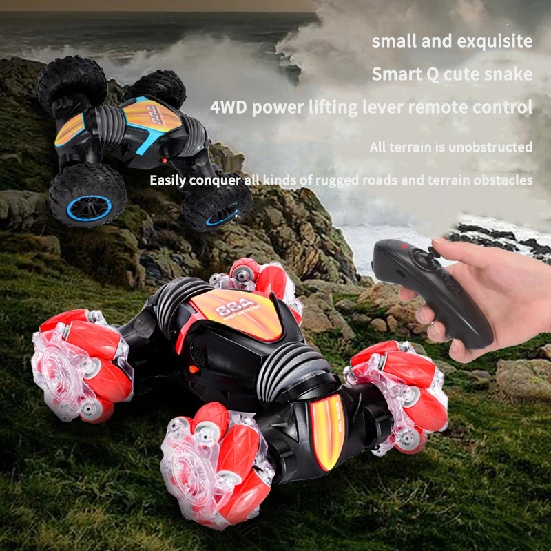 

2.4G 4WD Gesture Sensing Car Remote Control Stunt Car 360° All-Round Drift Twisting Off-Road Dancing Vehicle Kids Toys Lights