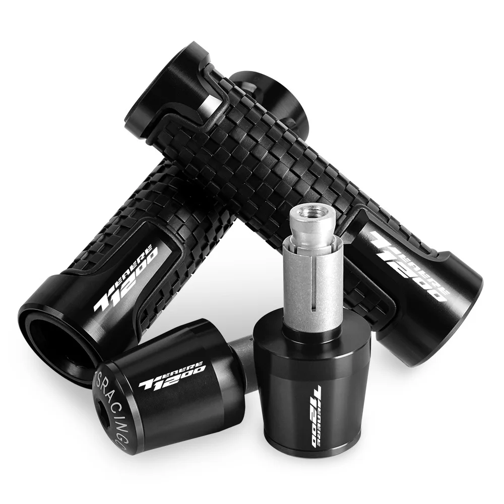 

FOR YAMAHA Tenere1200 TENERE 1200 XT1200Z 2014-2019 2020 Motorcycle Hand Grips Non-slip Handle Bar Handlebar Grip End Cover Cap