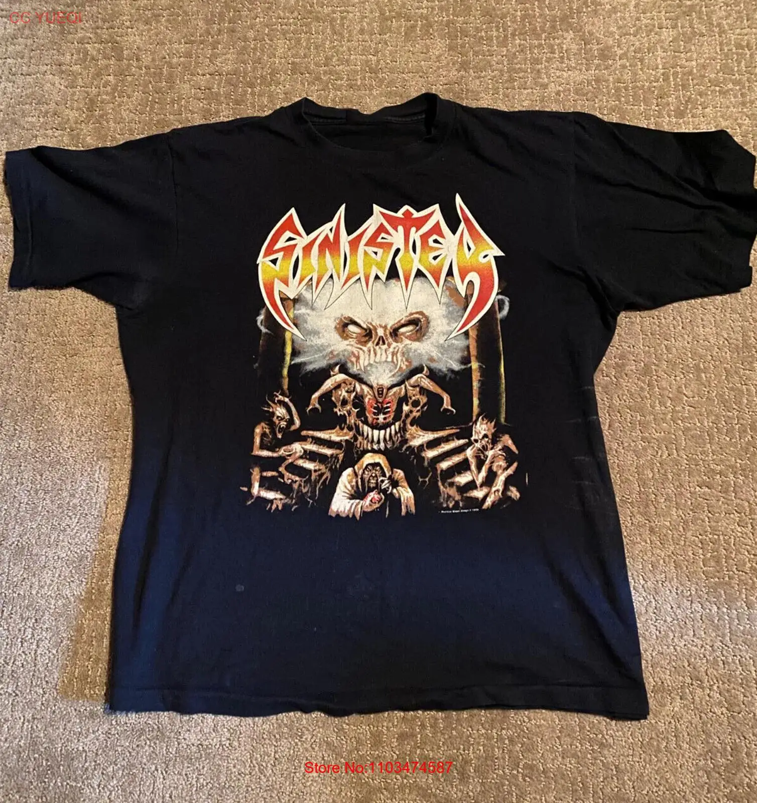 Футболка SINISTER Diabolical Summoning Band хлопковая