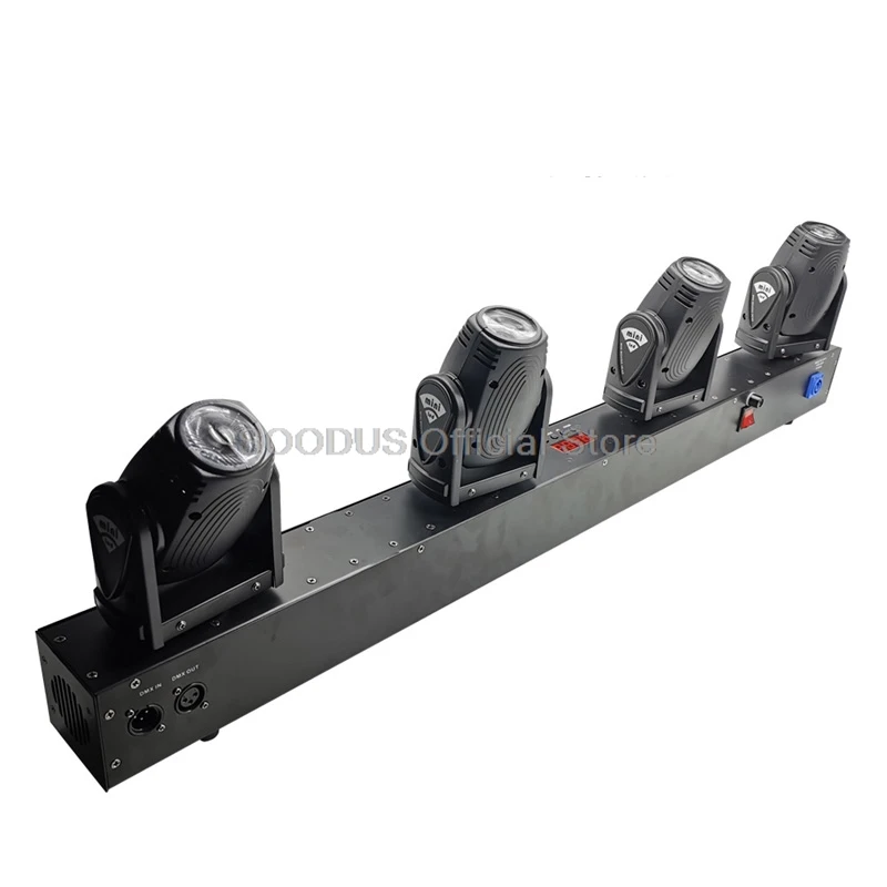 4 шт. 10 Вт светодиодный луч освещение с подвижной головкой бар DJ-светильники