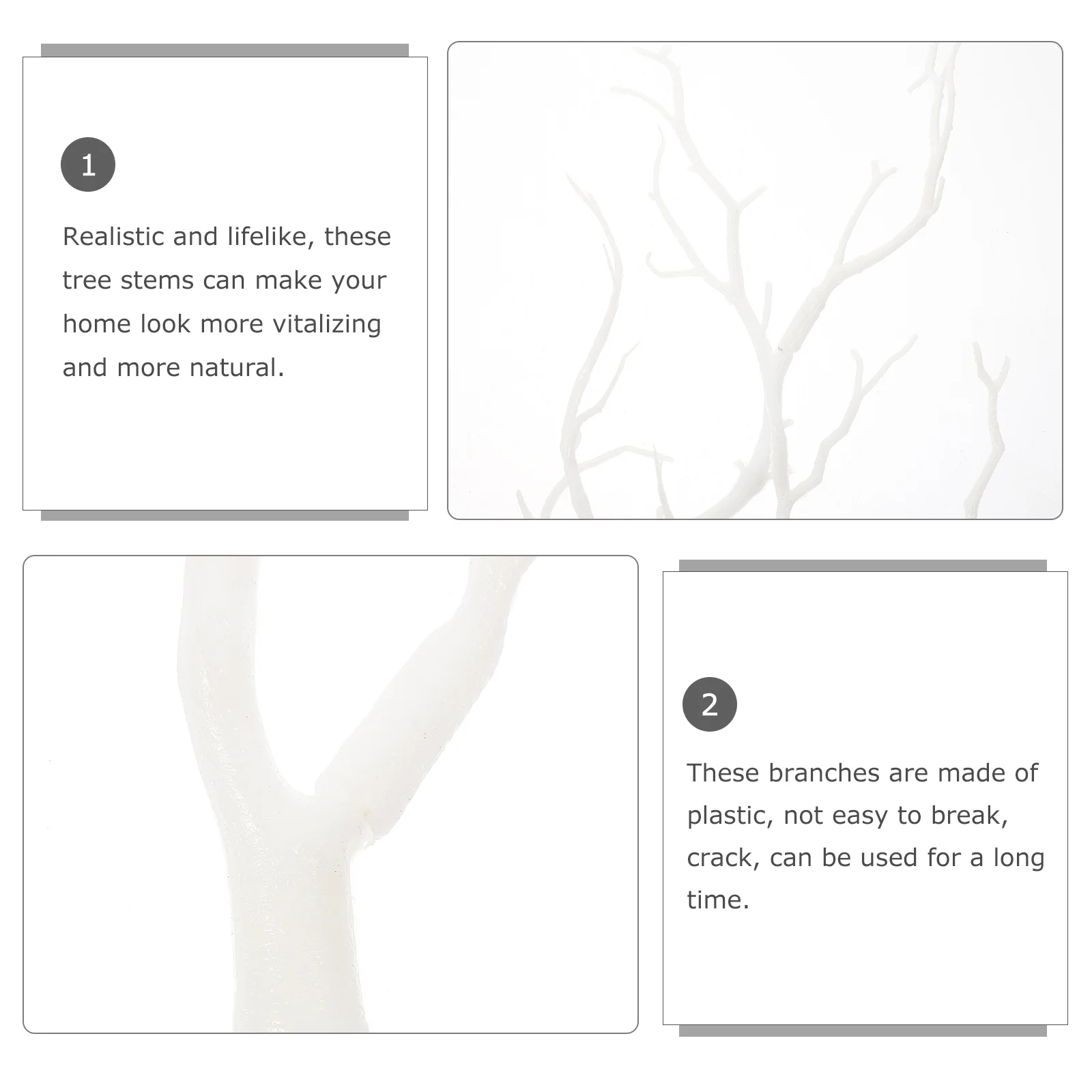 4 шт. искусственные ветки Хэллоуин украшения дерево комнатные растения