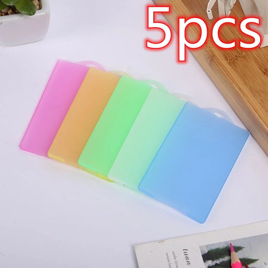 

5 шт., пластиковые держатели для кредитных карт