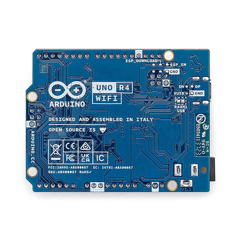 Фото Оригинальная плата разработки Arduino UNO R4 WiFi ABX00087, с встроенным микроконтроллером RA4M1 и Esp32-S3. №3