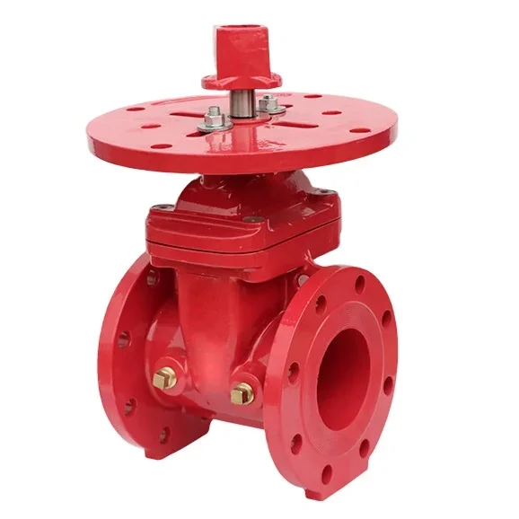 TKFM 4-дюймовый неподъемный противопожарный мягкий герметичный фланцевый затвор