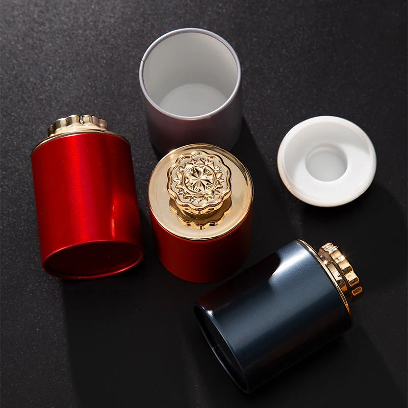 Мини Черный чай зеленый маленький однотонный герметичный контейнер с защитой от