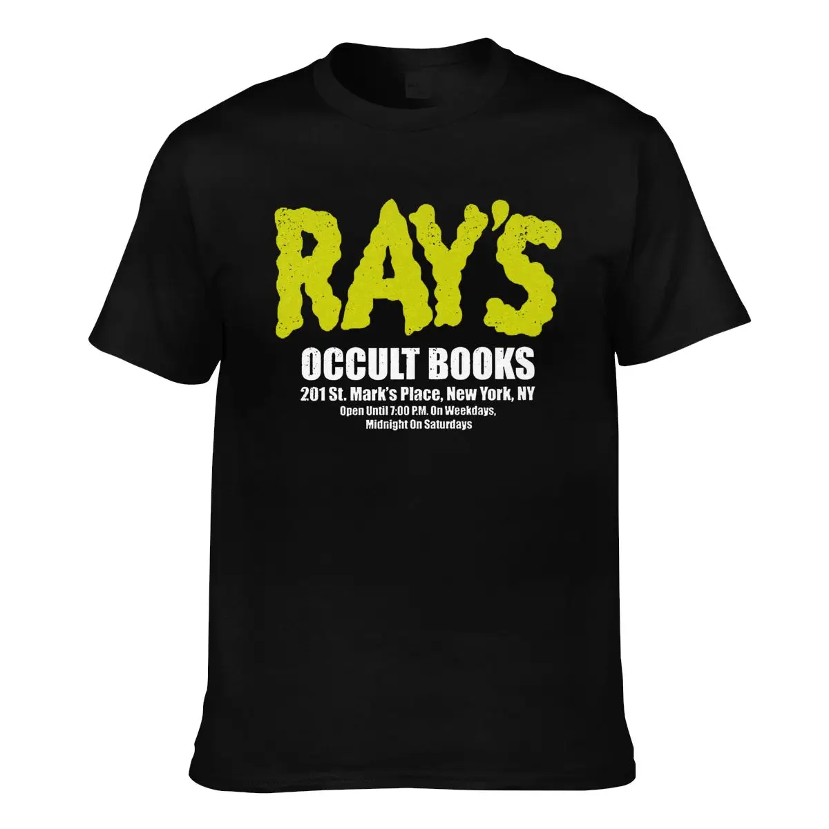 

Ray's Occult Books Summer Mens T Shirts Oversized Loose Clothes Vintage Short Sleeve Fashion Printed Tshirt