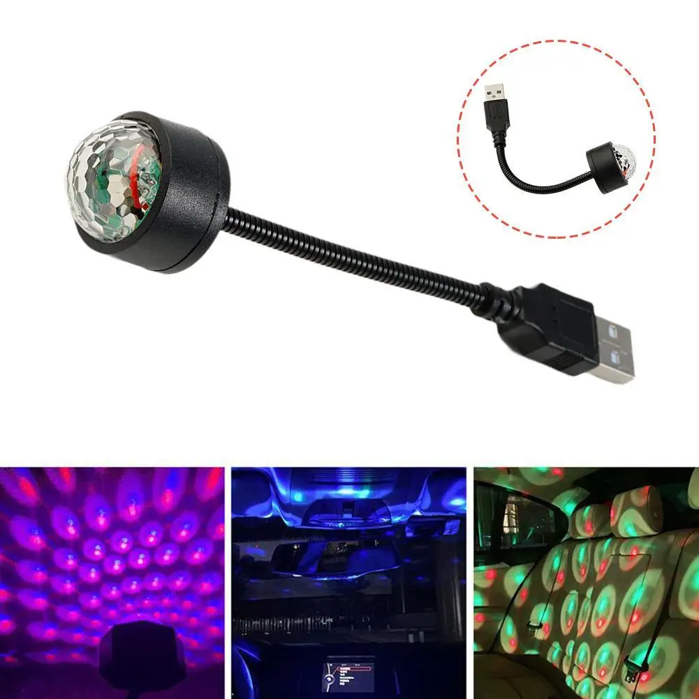 

USB-управление музыкой, искусственная звезда на крыше автомобиля, ночник, проектор, атмосферная лампа, декоративная лампа, регулируемая инте...