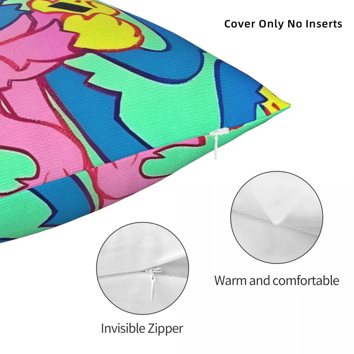 H-Huggy милая квадратная наволочка W-Wuggy чехлы для подушек видеоигр забавная