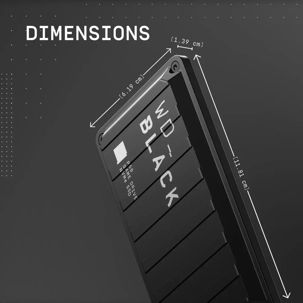 Западный цифровой WD чёрный P50 500 Гб 1 ТБ 2 игровой диск SSD Портативный внешний