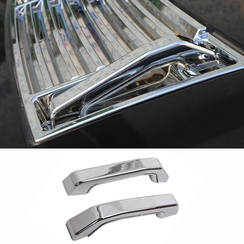 

Черная/Серебристая крышка передней капота двигателя из АБС-пластика, наклейки с отделкой ручки для Hummer H2 2003-2009, автомобильные внешние аксессуары