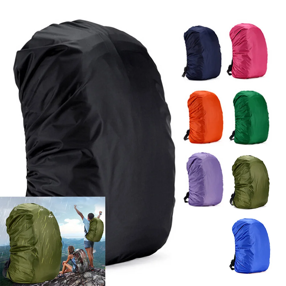 

1Pc Colorful Portable Outdoor Mountaineering Bag Waterproof Dust Rain Cover Travel Hiking Backpack Camping Rucksack Bag 35L-80L